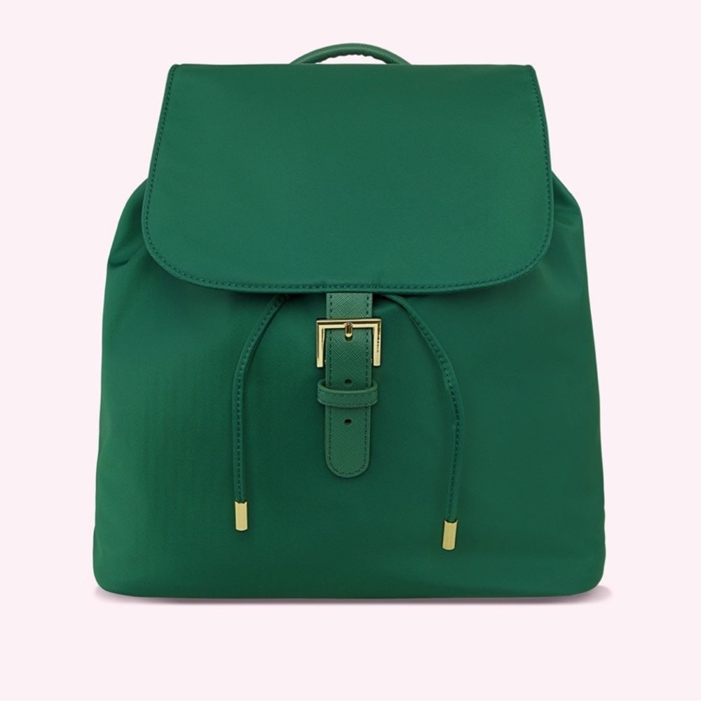 SCL Emerald Nylon Flap Backpack